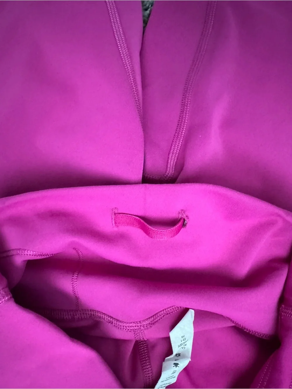 lululemon athletica size 6 Bright Fuchsia High-Waist Leggings 25” inseam